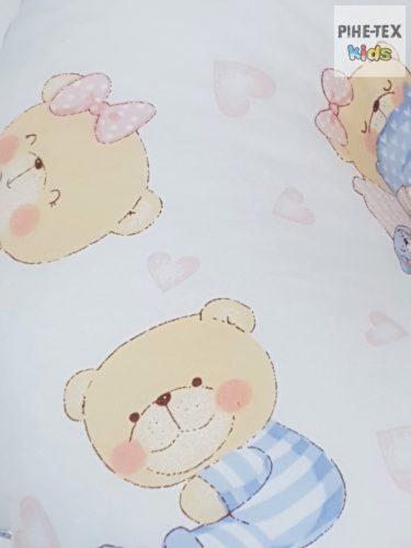 Pihe- Rózsaszín pizsamás mackók gátpárna (P-512/R)