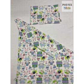 Pindurka állatok pamut takaró szett+nyálkendő