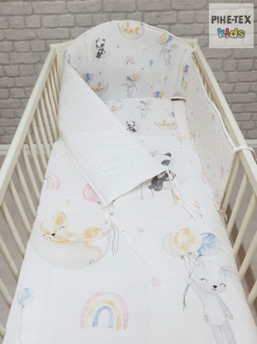 Lufis panda 3 részes babaágynemű szett (658)