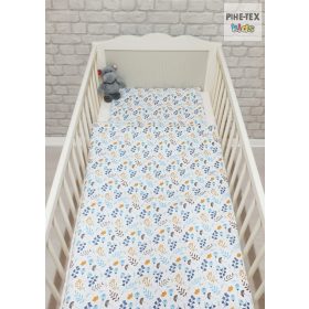 Apró virág kék 2 részes babaágynemű szett (682/K)