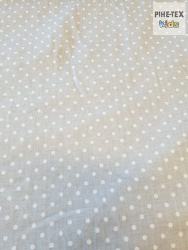 Szürke pöttyös textil (114/Sz)