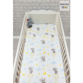 Sárga csillagos maci baba ágynemű huzat (687)