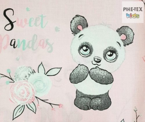Sweet Panda,-ovis,ágynemű huzat 90x140 cm (579/R)