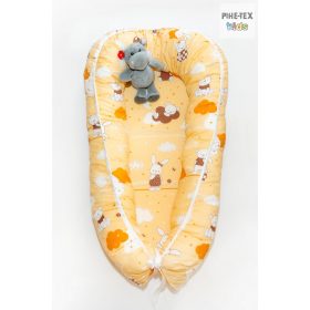 Sárga bébi nyuszis babafészek (514/S)