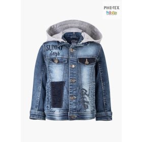 Losan fiú levehető kapucnis farmerkabát (015-2002AL)