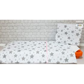   Csíkos Csillagok rózsa, ovis, ágynemű huzat 90x140 cm (121/R)