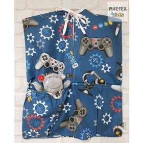 Gamer kék ovis zsák (597/K)