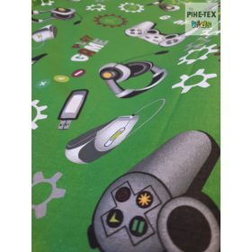 Gamer zöld textil (597/Z)