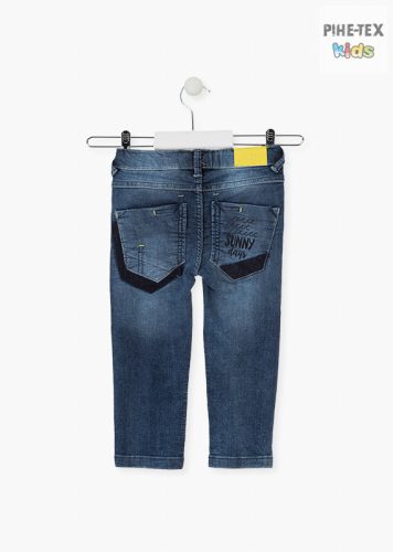 Losan fiú farmernadrág, nyomott és hímzett mintával (015-6023AL)