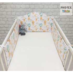 Hőlégballonos maci zöld Fejvédő (683/Z)