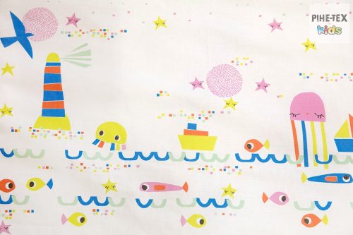 Pihe-  Vízivilág,2 részes, babaágynemű szett (P-499)