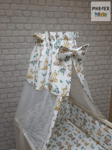 Maci és Őzike 4 részes babaágynemű szett (665)