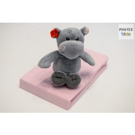 Rózsaszín gumis lepedő 60x120-70x140 cm