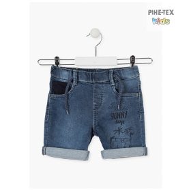   Losan fiú farmer rövidnadrág, elől nyomott mintával (015-6026AL)