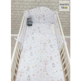 Cirkusz rózsa 3 részes babaágynemű szett (685/R)