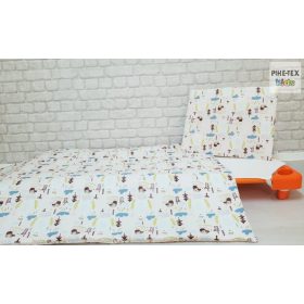   Jegesmedve rózsaszín gyermek-, ovis ágynemű huzat (636/R)