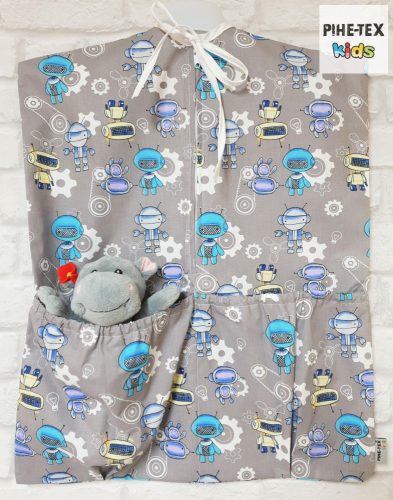 Mikrobi szürke 4 részes ovis kezdőcsomag (611/Sz)  (2 részes mintás, ovis zsák, tornazsák, óvodai derékalj) + ajándék ovis törölköző