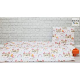 Kastély rózsa ovis,ágynemű huzat 90x140 cm (678/R)