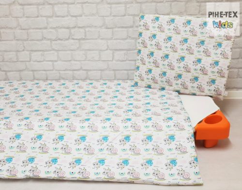 Csiga ovis,ágynemű huzat 90x140 cm (692)